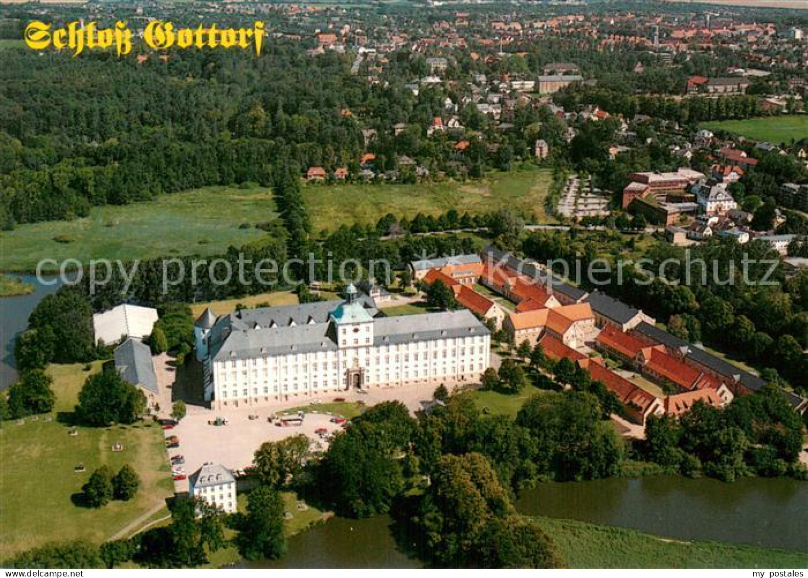 73782515 Schleswig Schlei Fliegeraufnahme Schloss Gottorf Schleswig Schlei - Sonstige & Ohne Zuordnung