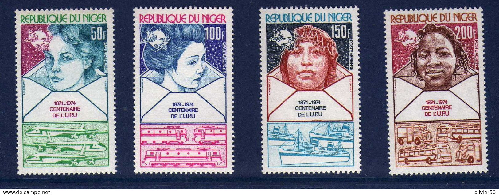 Niger - 1974 - Centenaire De L'UPU -  Neufs** - MNH  - - Niger (1960-...)