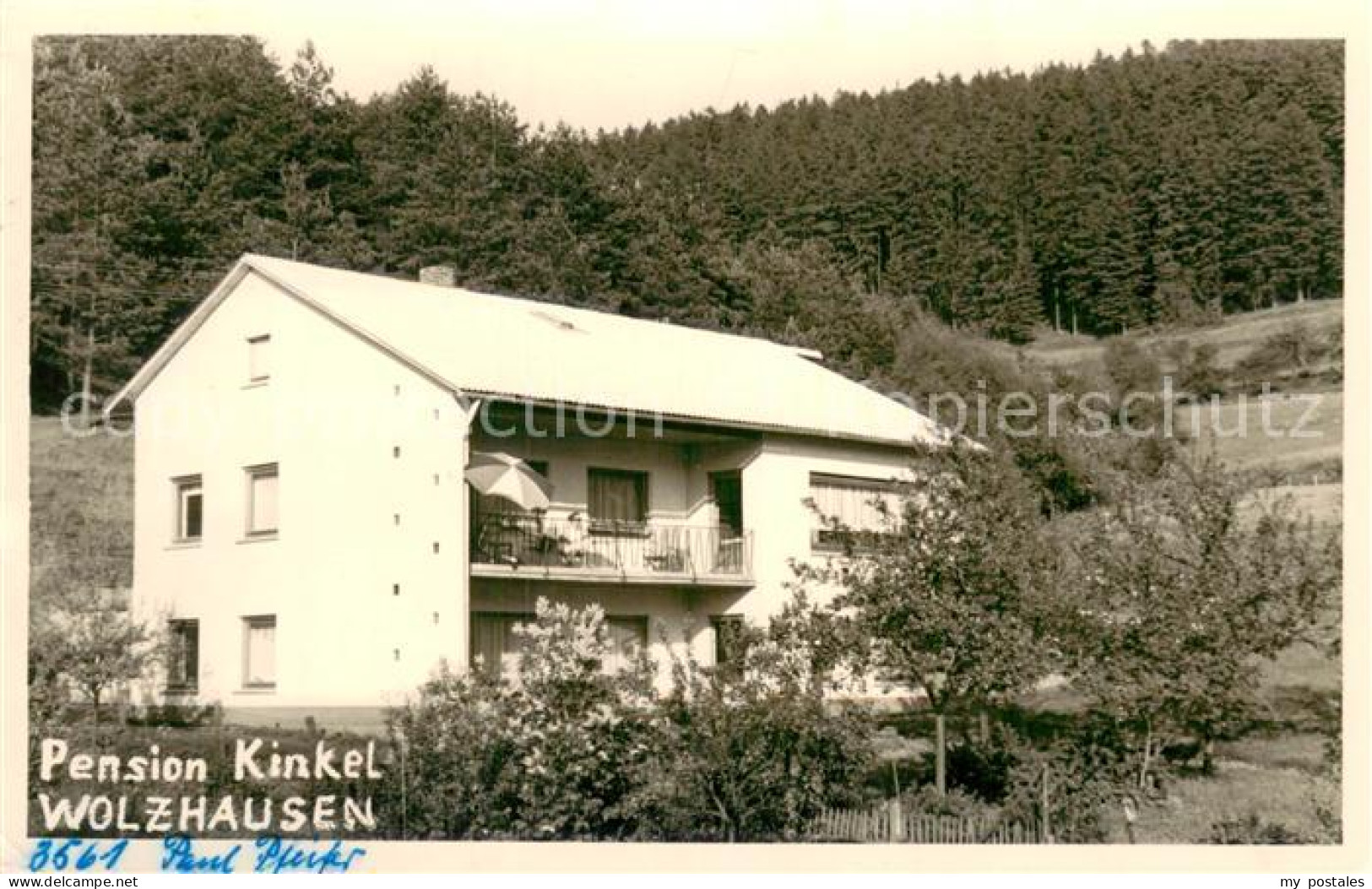 73782464 Wolzhausen Pension Kinkel Aussenansicht Wolzhausen - Sonstige & Ohne Zuordnung