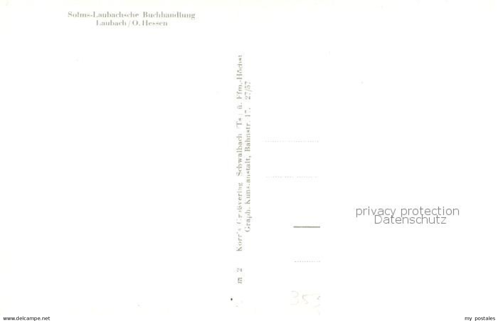 73782455 Laubach Hessen Jugendherberge U. Graefl. Gaertnerei - Erholungsheim Fri - Other & Unclassified