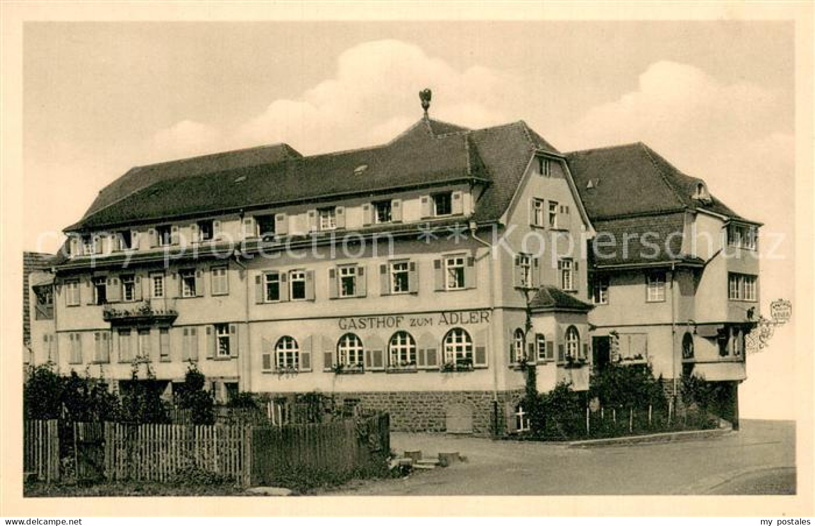 73782436 Waldkatzenbach Gasthaus-Pension Zum Adler Aussenansicht Waldkatzenbach - Sonstige & Ohne Zuordnung