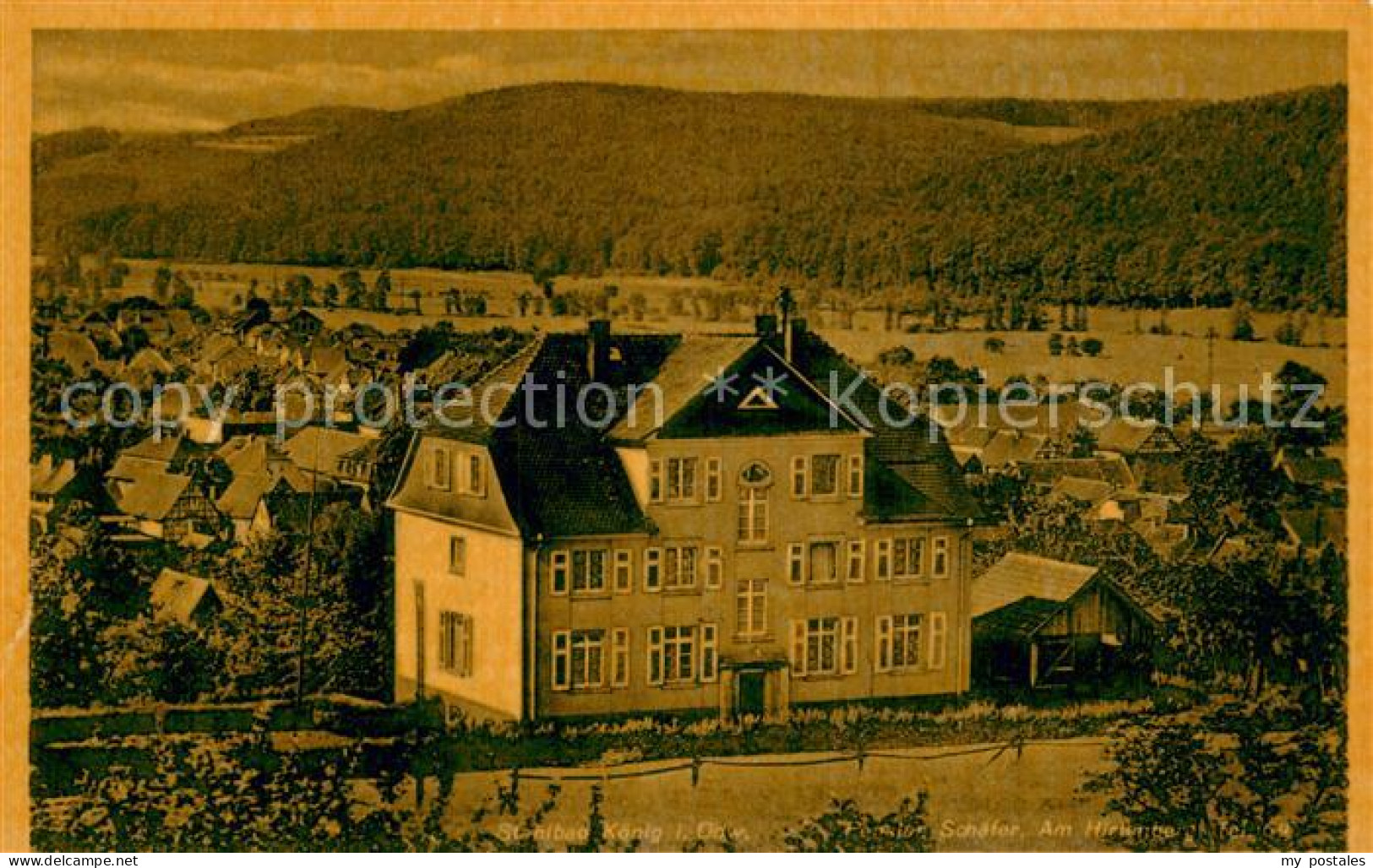 73782409 Bad Koenig Odenwald Hotel-Pension Geschw. Schaefer Aussenansicht Bad Ko - Bad König