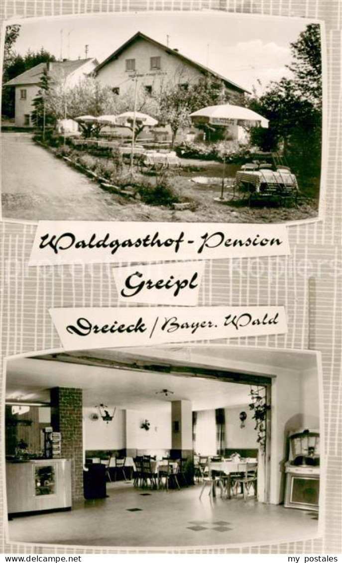 73782407 Dreieck Regen Waldgasthof-Pension Greipl Aussen- U. Innenansicht Dreiec - Regen