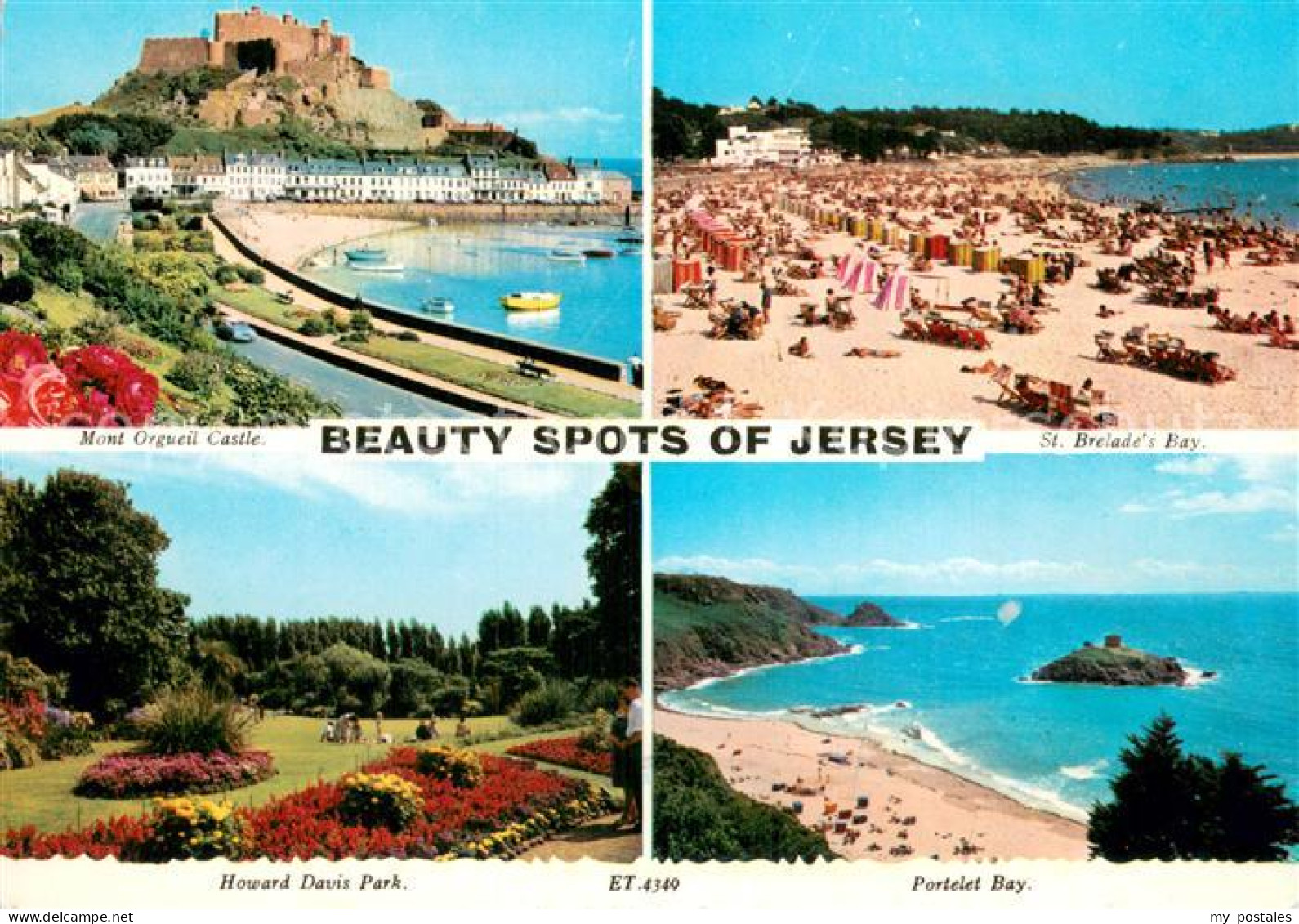 73782370 Jersey Kanalinsel Beauty Spots Of The Island Mont Orgueil Castle Bay Ho - Autres & Non Classés