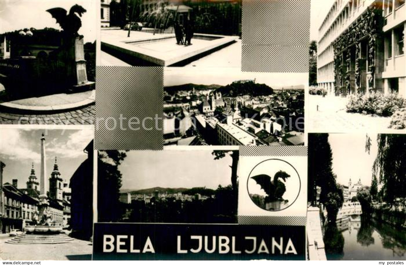 73782301 Ljubljana Laibach SLO Teilansichten Denkmal  - Slovenië