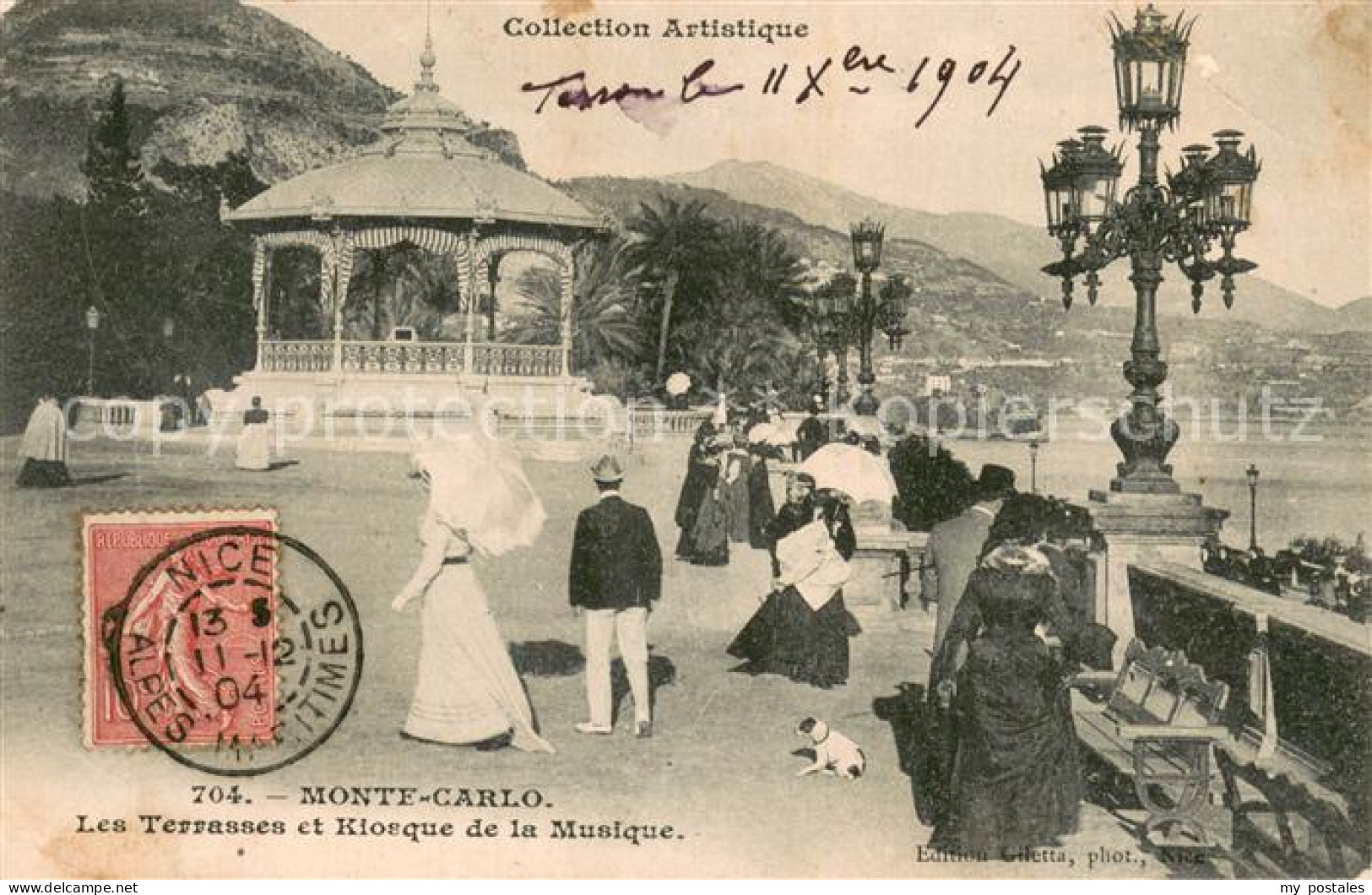 73782167 Monte-Carlo Monaco Les Terrasses Et Kiosque De La Musique  - Autres & Non Classés