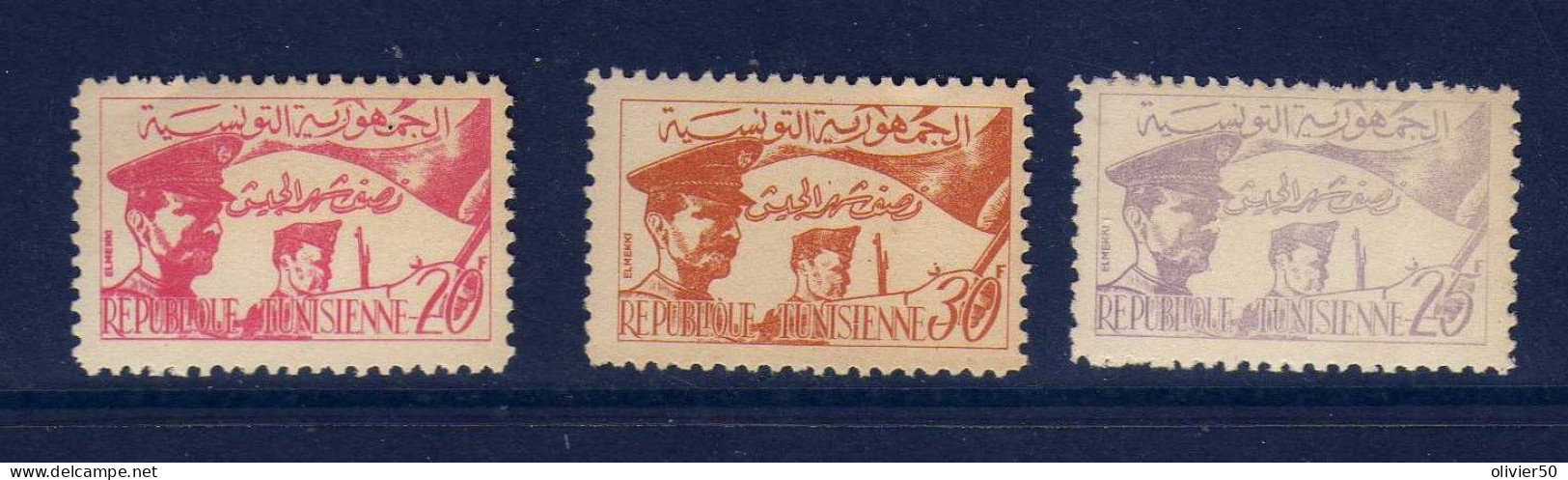 Tunisie - 1957 - Republique -Neufs** - MNH  - - Tunesien (1956-...)