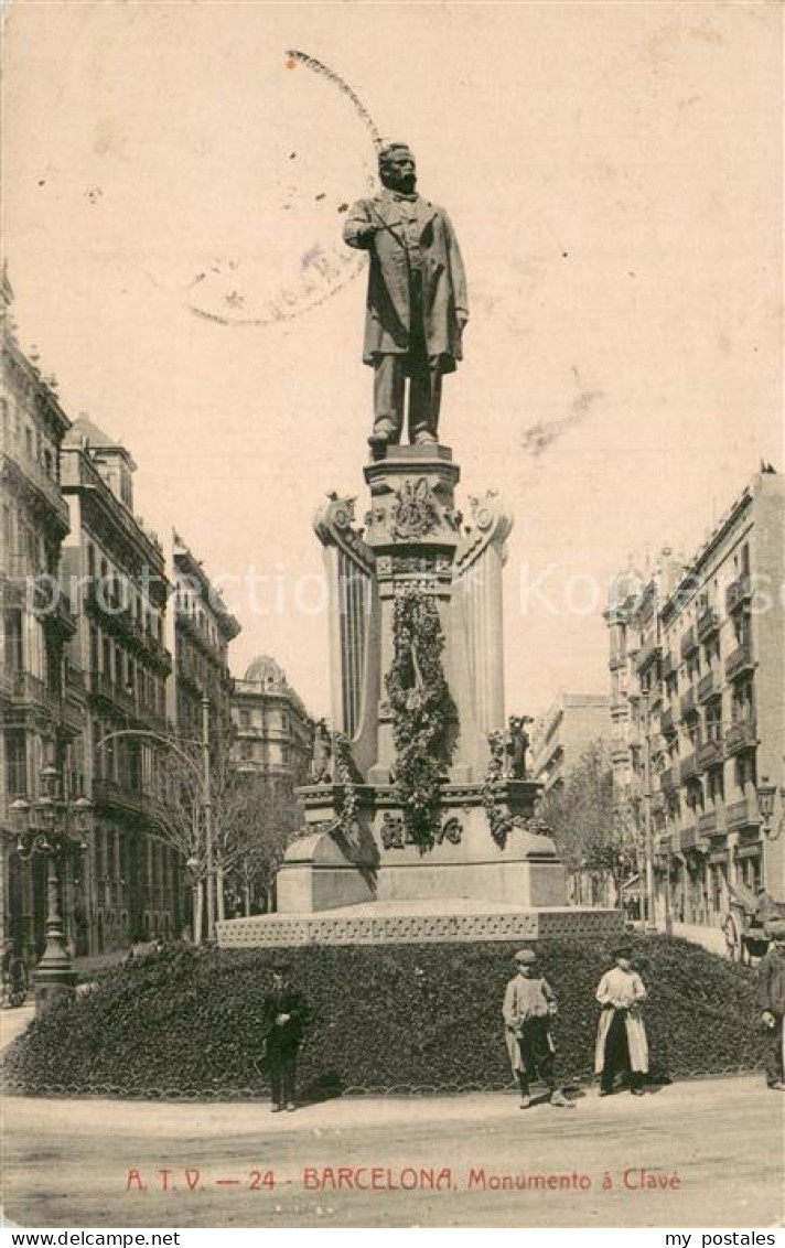 73782051 Barcelona Cataluna Monumento A Clave Barcelona Cataluna - Autres & Non Classés