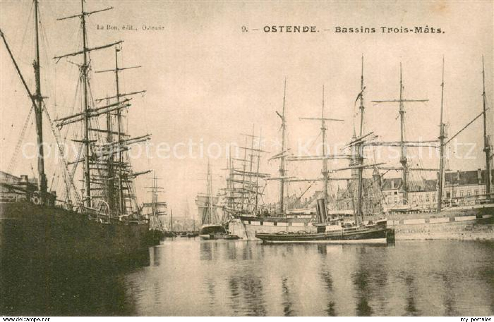 73782022 Oostende Ostende Bassins Trois Mats  - Other & Unclassified