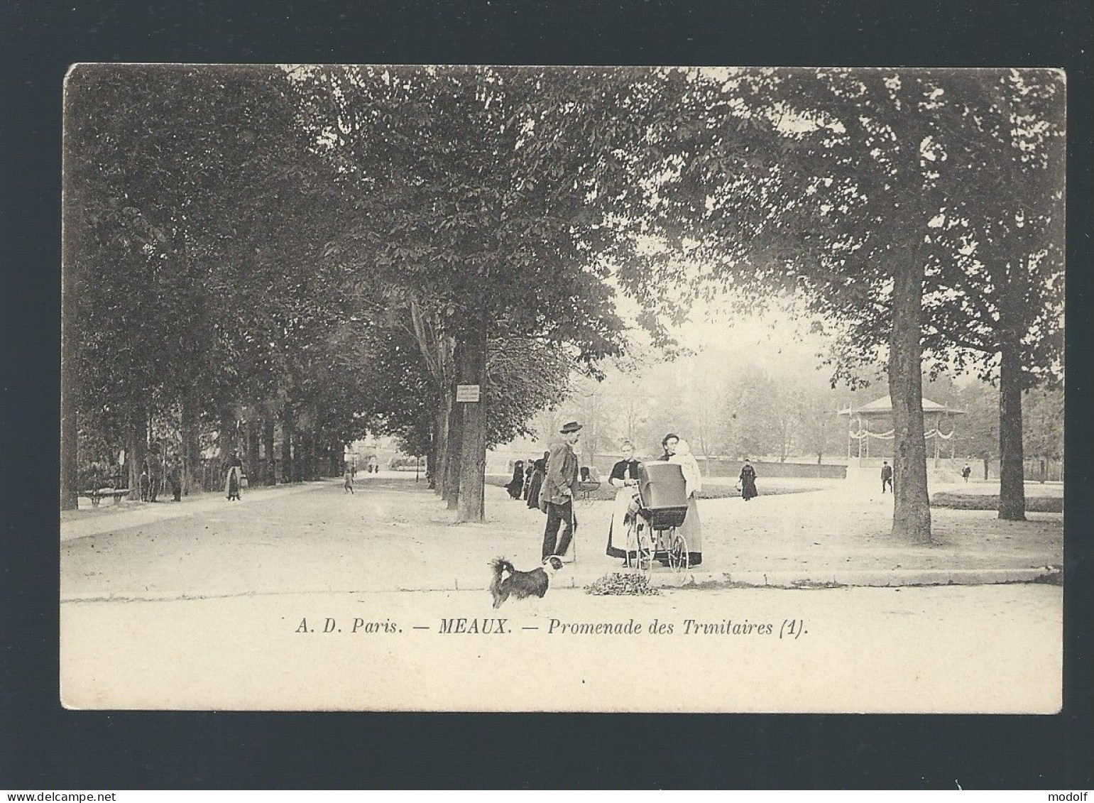 CPA - 77 - Meaux - Promenade Des Trinitaires - Animée - Non Circulée - Meaux