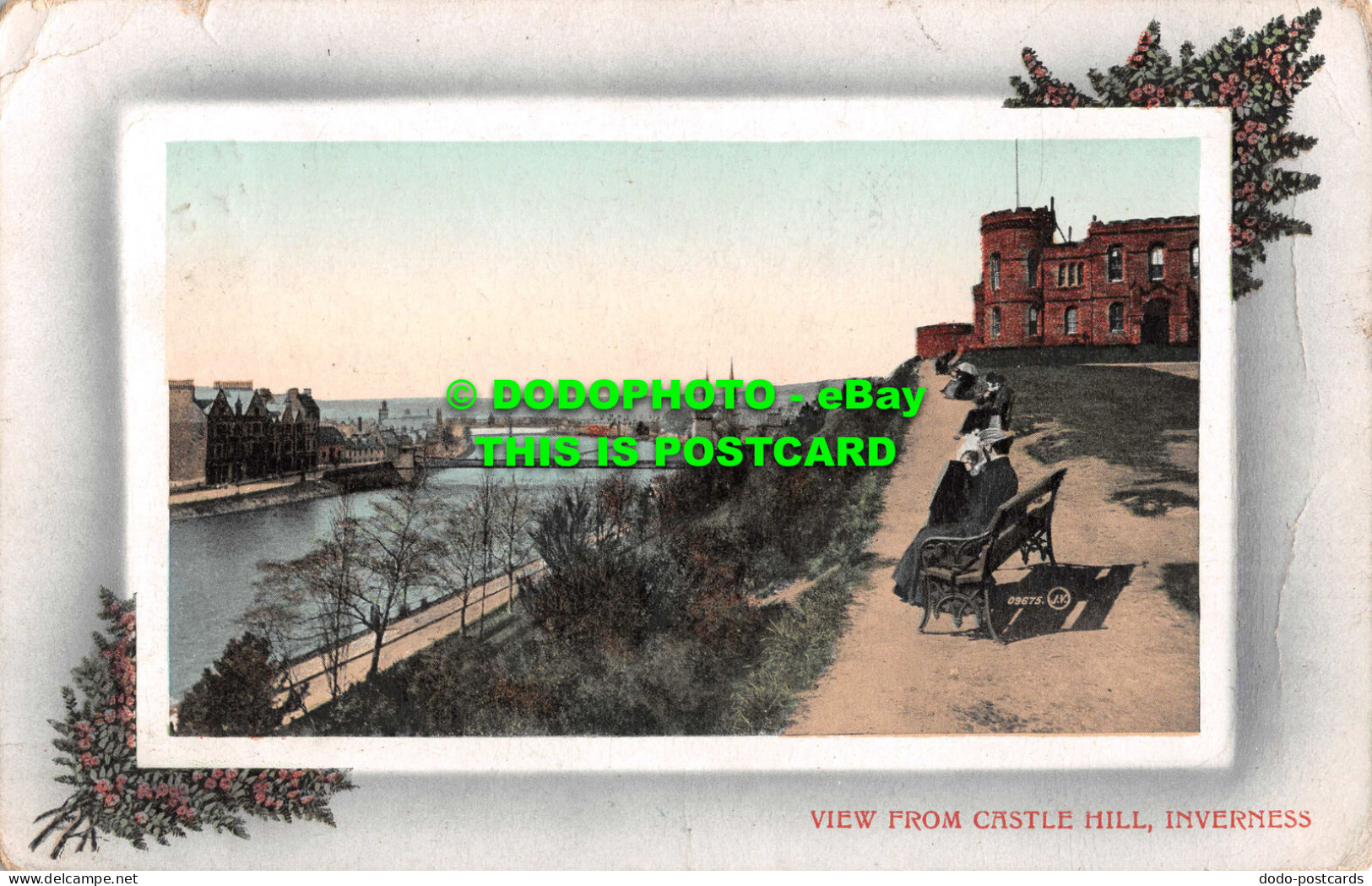 R534943 Inverness. View From Castle Hill. Postcard - Wereld