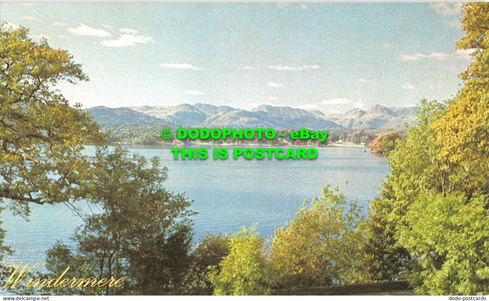 R535501 Windermere. Old Lakeland Dialect Souvenir Postcard. The Nook Cottage Ind - Wereld