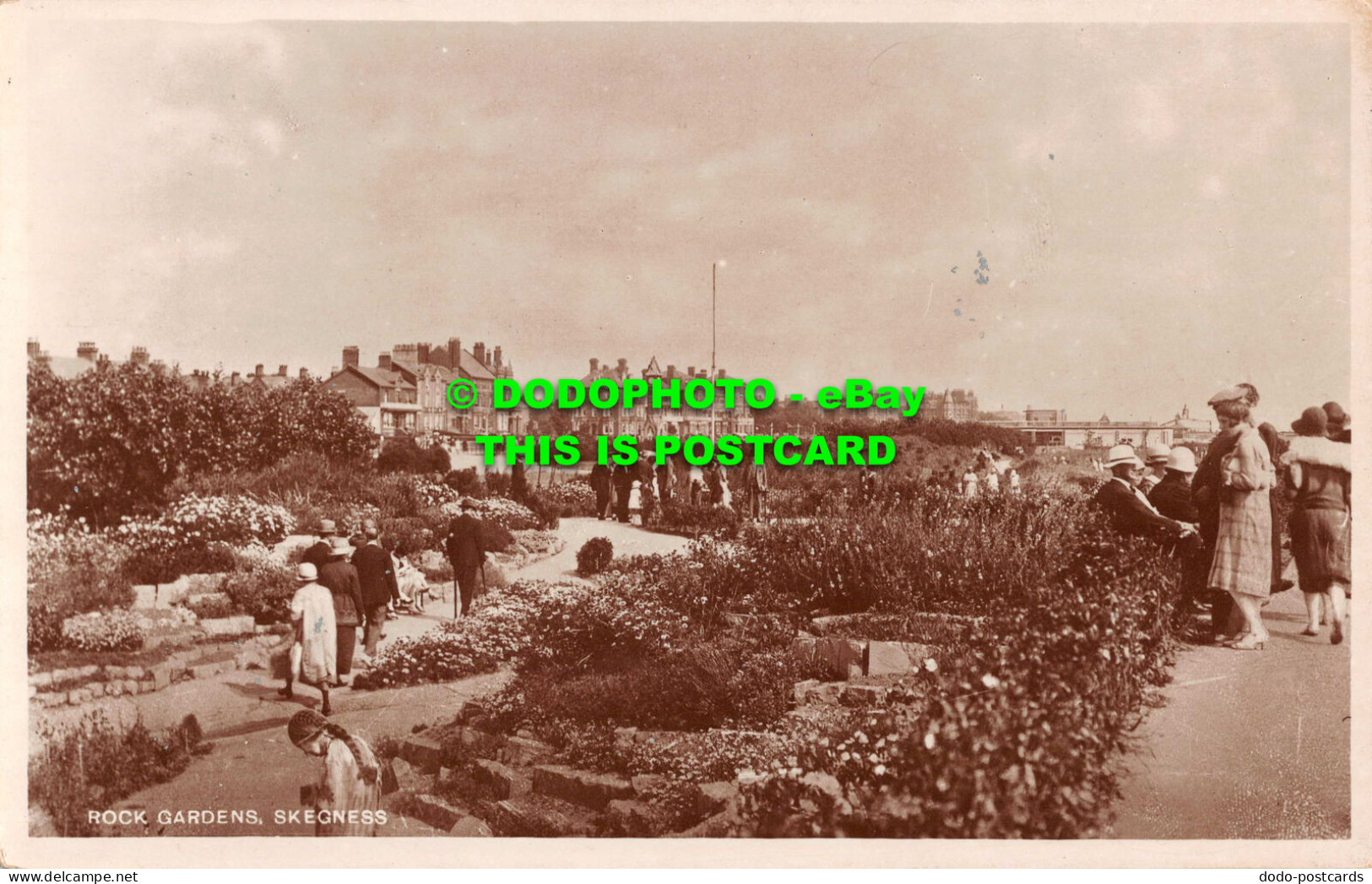 R535285 Rock Gardens. Skegness. RP. 1930 - Wereld