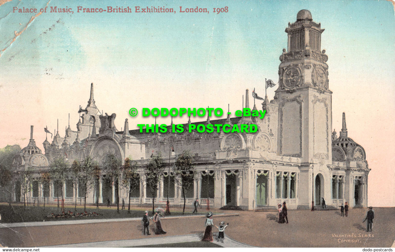 R534946 London. Palace Of Music. Franco British Exhibition. Valentine Series. 19 - Andere & Zonder Classificatie