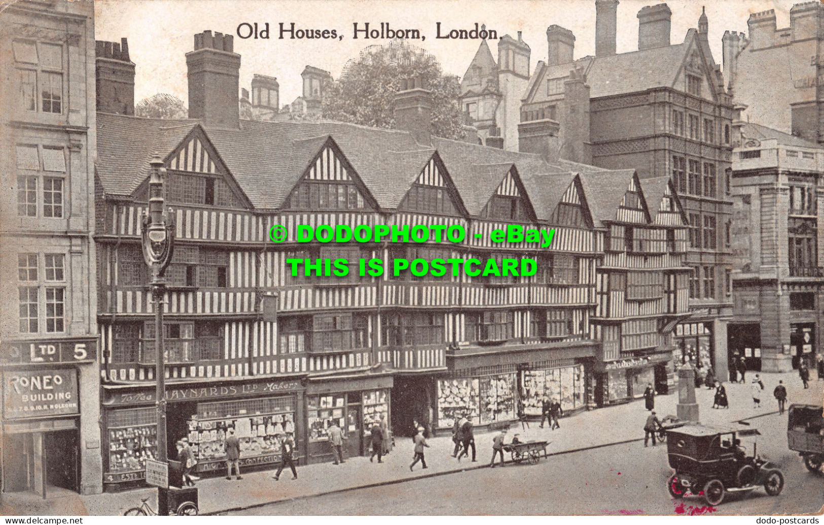 R534961 London. Old Houses. Holborn. Postcard - Andere & Zonder Classificatie