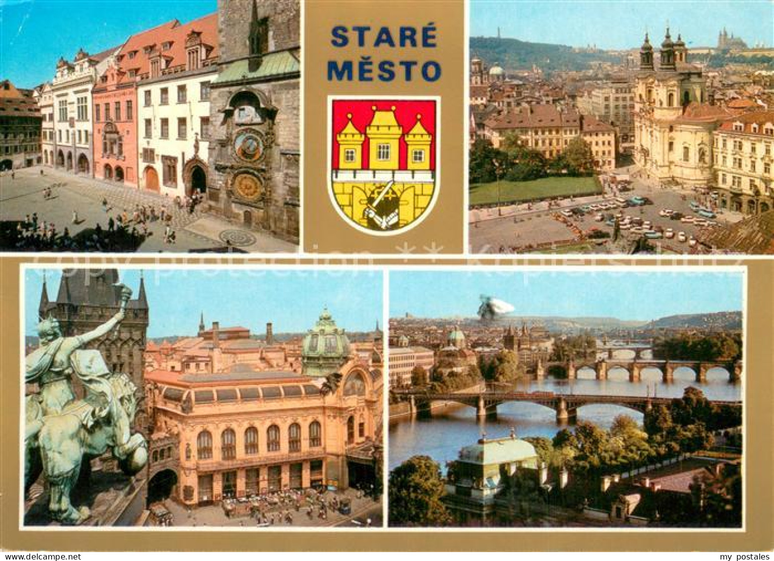 73781768 Praha Prahy Prague Staromestska Radnice Namesti A Baroknim Kostelem Obe - República Checa