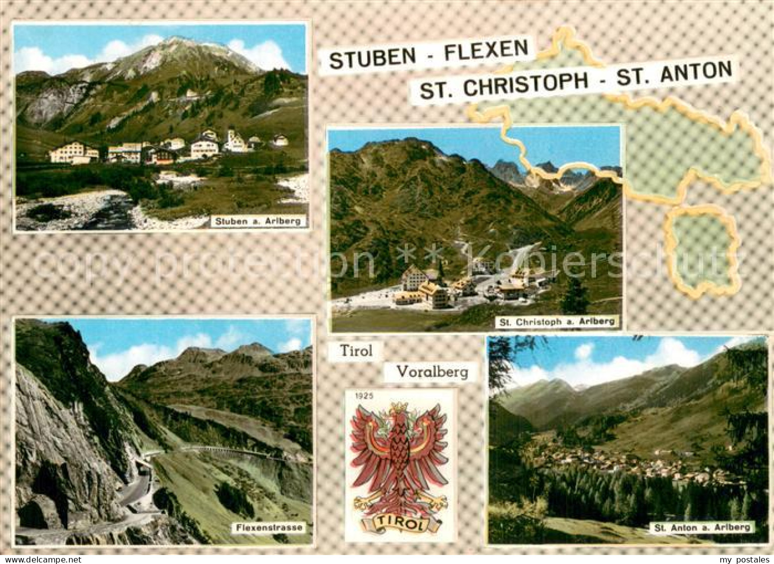 73781712 Stuben  Vorarlberg Tirol AT Panorama St Christoph Flexenstrasse St Anto - Andere & Zonder Classificatie