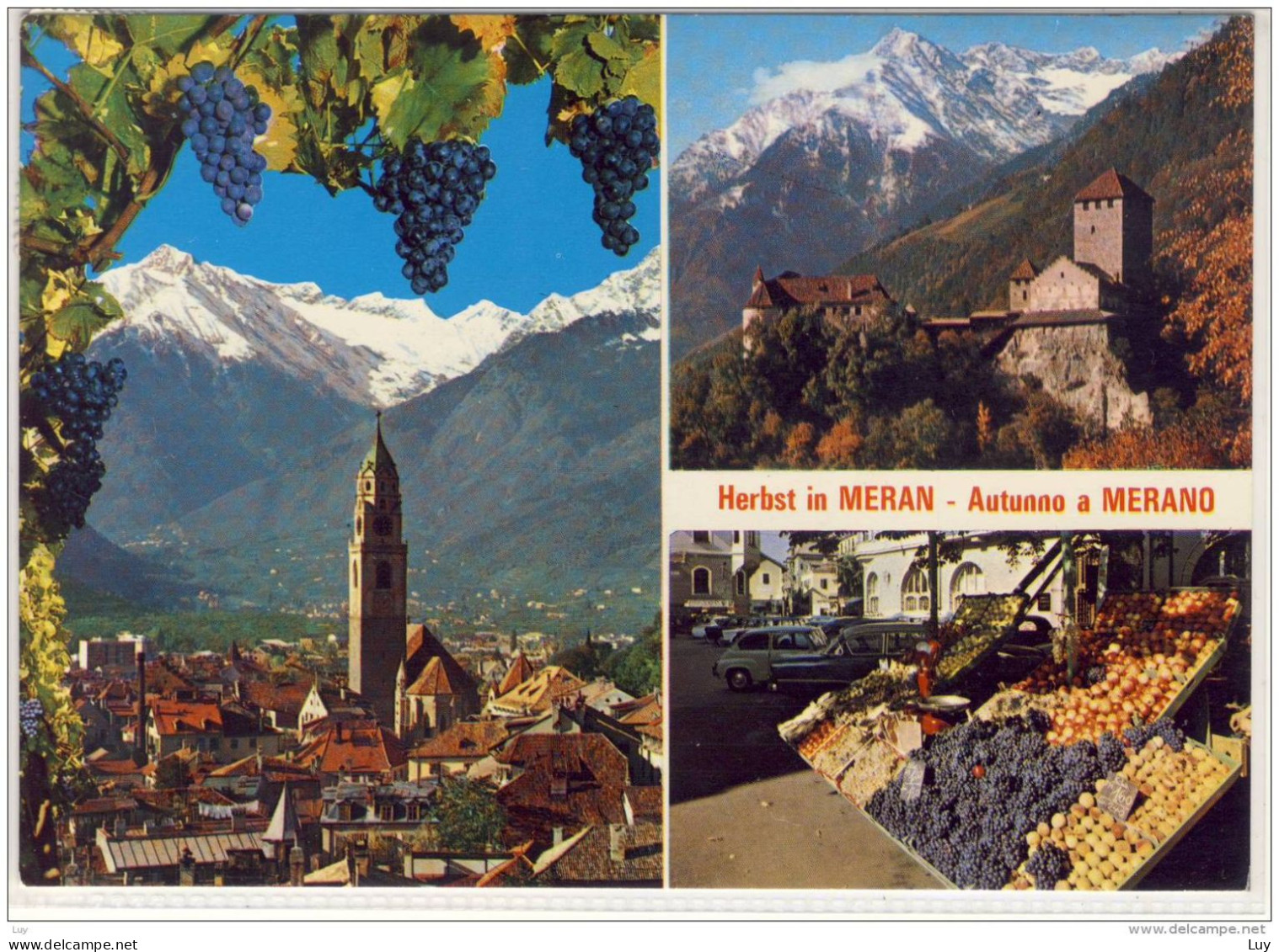 MERANO - Citta Di Cura, MERAN - BURGGRAFENAMT;  Gelaufen, Viaggiata - Merano