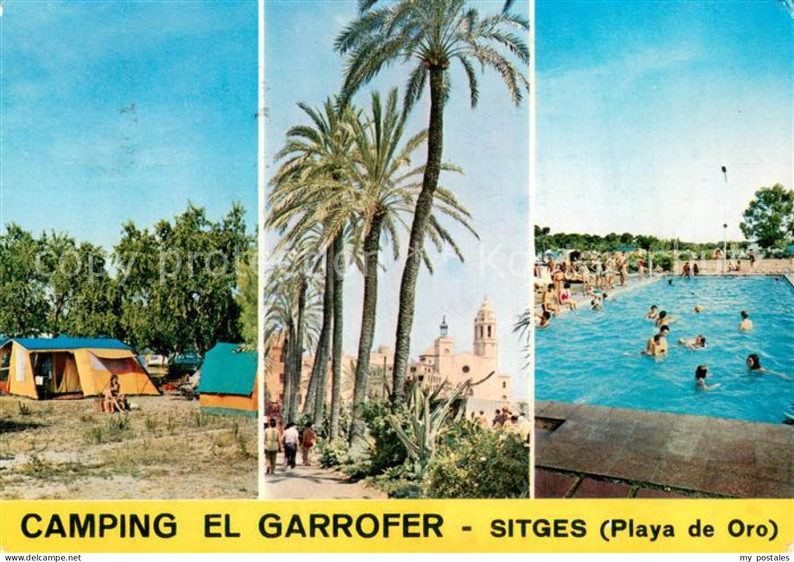 73781690 Sitges ES Camping El Garrofer Freibad  - Other & Unclassified