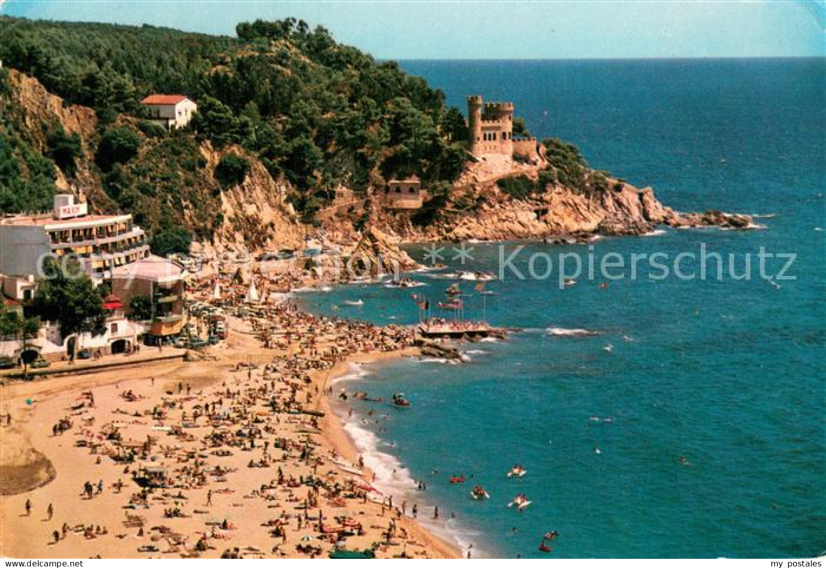 73781689 Lloret De Mar Vista General De Sa Caleta Y Castillo Lloret De Mar - Other & Unclassified