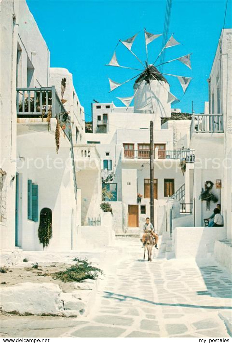 73781652 Myconos Mykonos Micono Greece Malerische Strasse  - Grèce