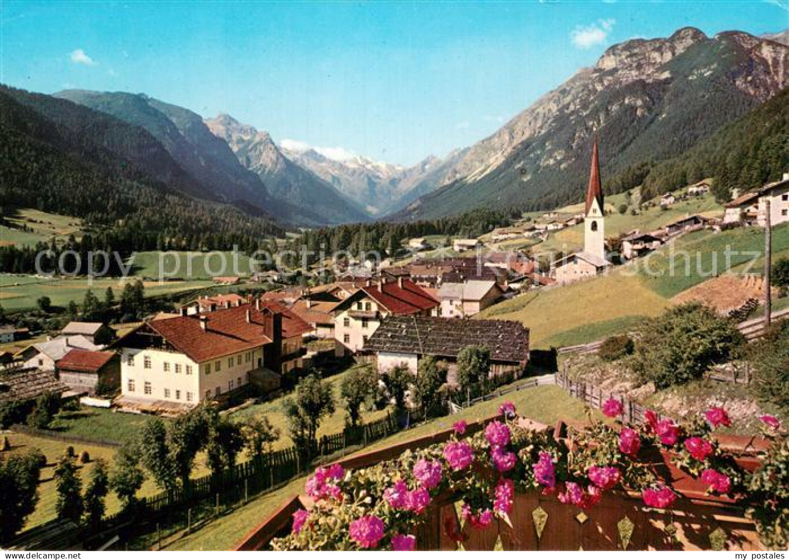 73781585 Trins Innsbruck Ortsansicht Mit Kirche Blick Gegen Stubaier Alpen Trins - Autres & Non Classés