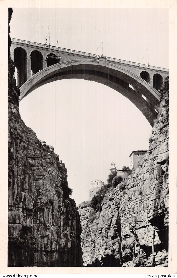 ALGERIE CONSTANTINE LES GORGES DU RHUMEL  - Konstantinopel