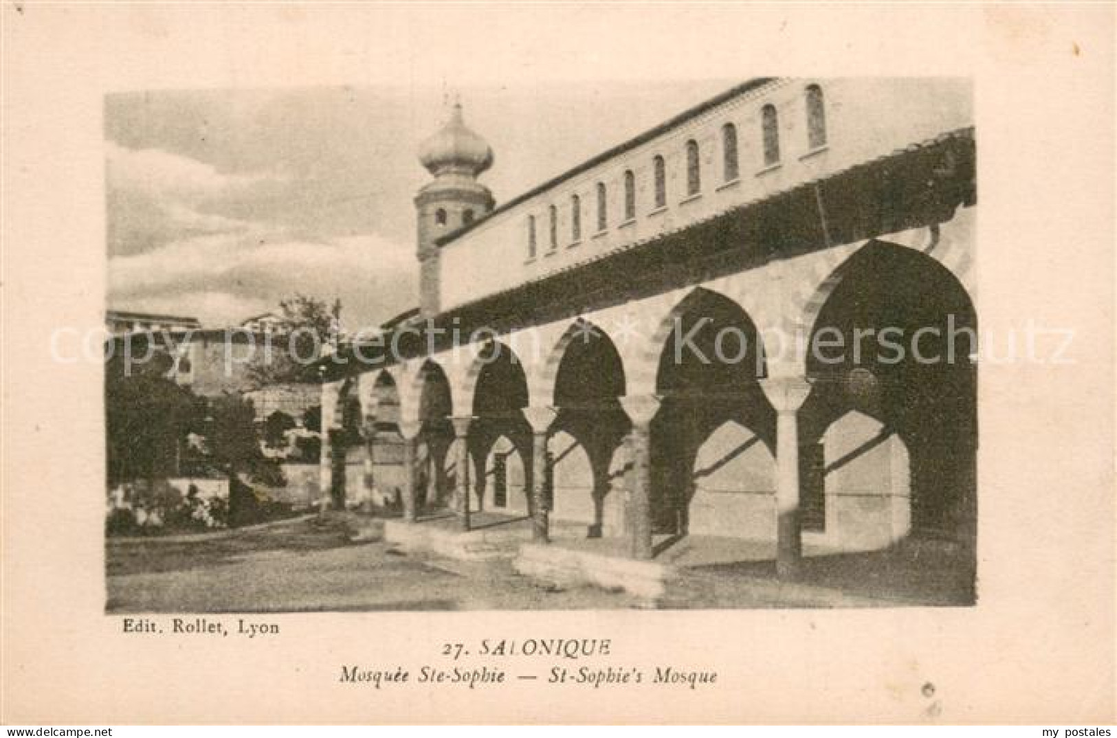 73781339 Salonique Salonica Salonicco Mosquee Ste Sophie  - Grèce