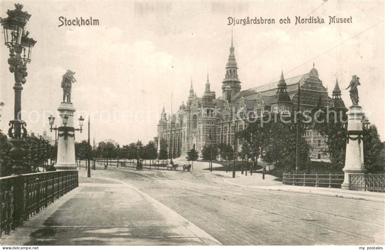 73781338 Stockholm Djurgsgardsbron Och Nordiska Museet Stockholm - Suède