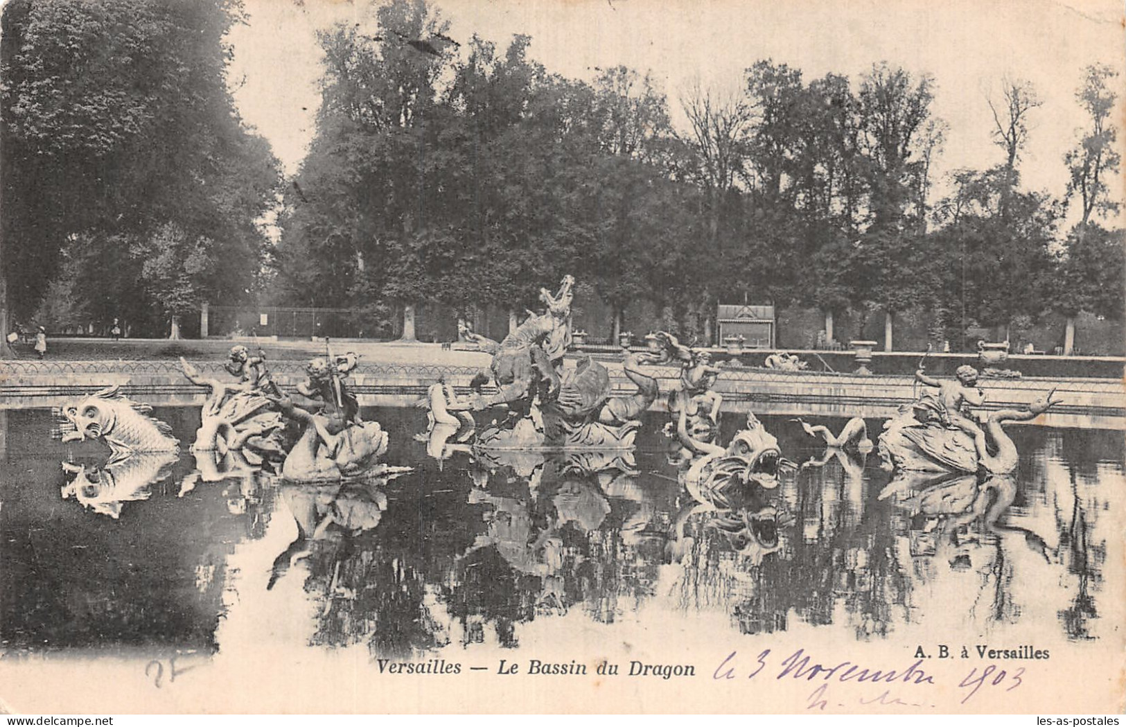 78 VERSAILLES LE BASSIN DU DRAGON  - Versailles (Château)