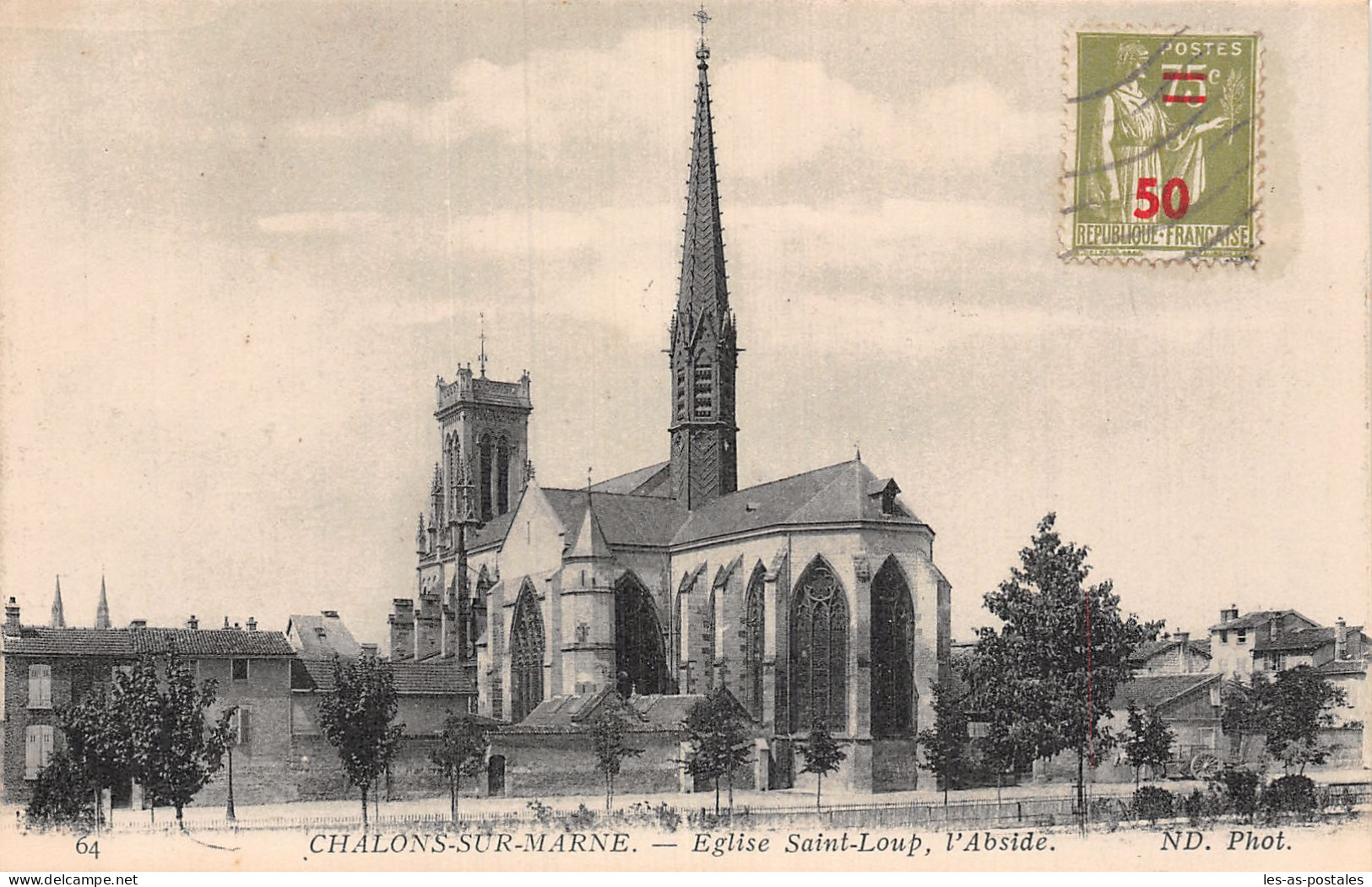 51 CHALONS SUR MARNE L EGLISE SAINT LOUP  - Châtillon-sur-Marne