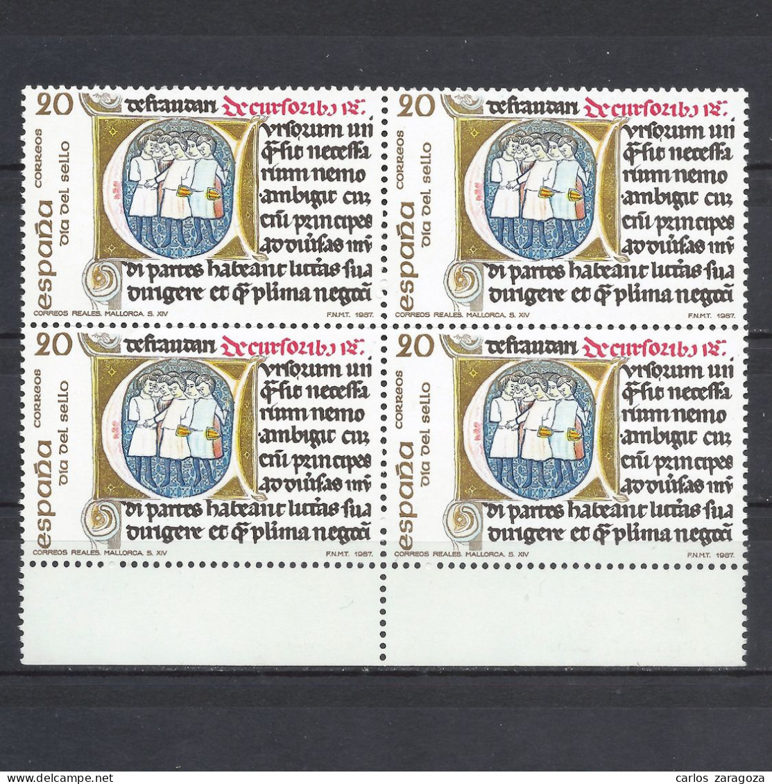 ESPAÑA 1987—DÍA DEL SELLO ** 2911, YT 2528, Mi 2793, Sg 2929 — JOUNÉE DU TIMBRE - Unused Stamps