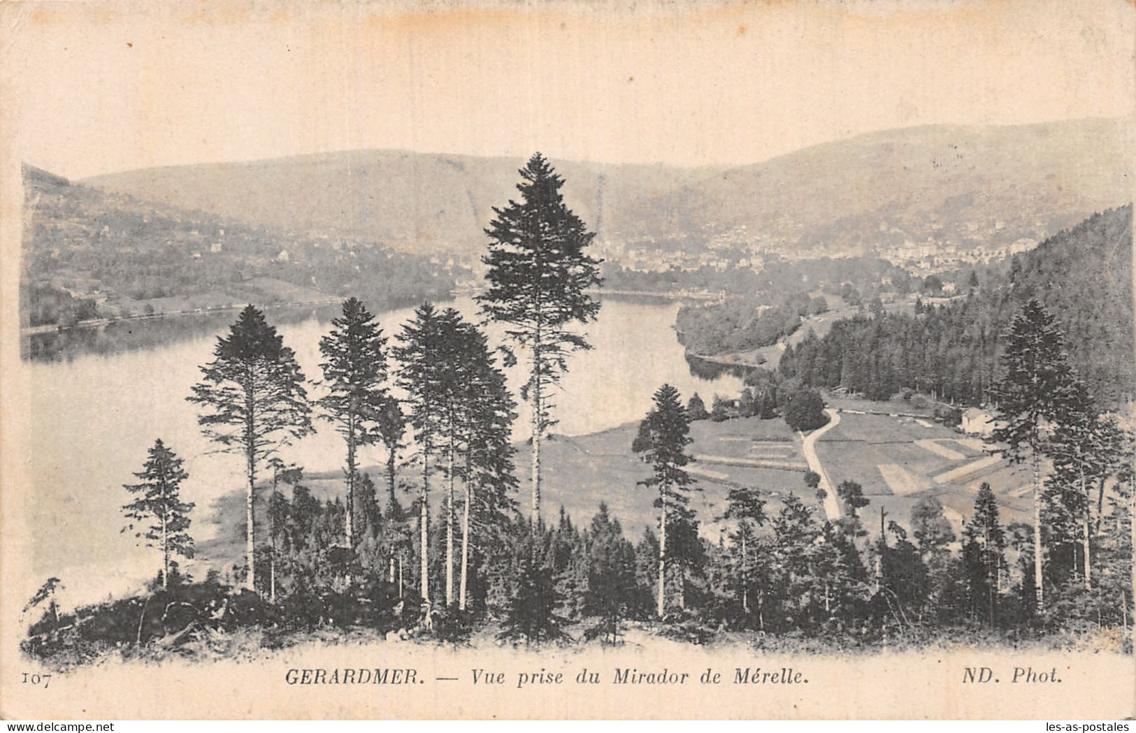 88 GERARDMER MIRADOR DE MERELLE  - Gerardmer