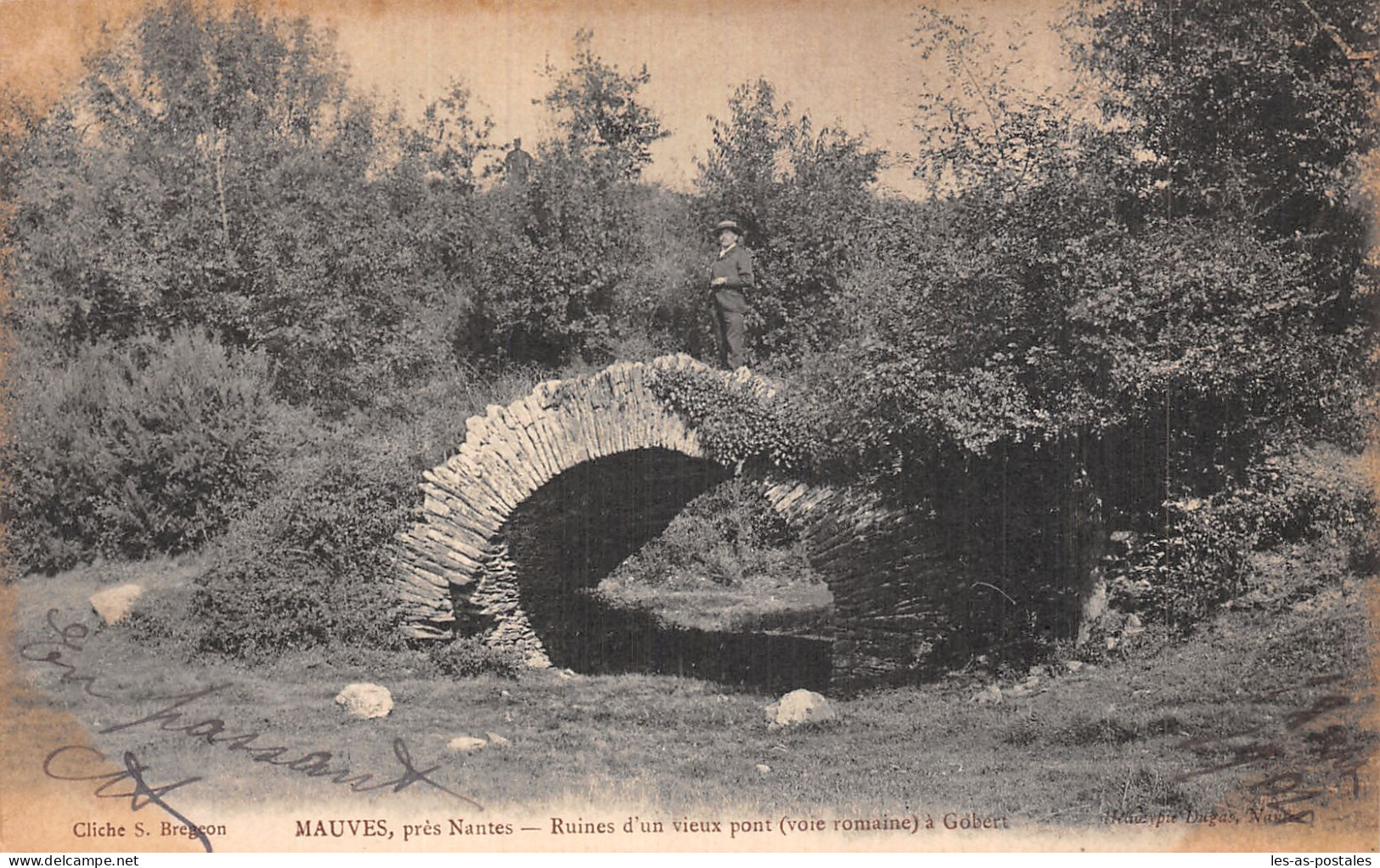 44 MAUVES RUINES D UN VIEUX PONT A GOBERT  - Mauves-sur-Loire