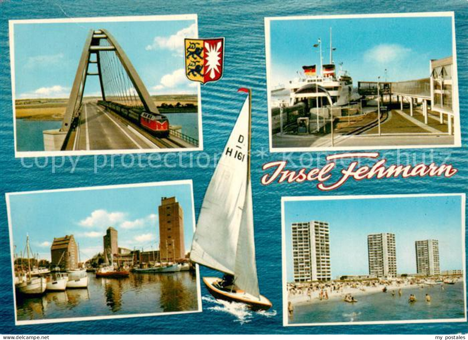 73781280 Insel Fehmarn Bruecke Faehrhafen Strand Hotels Bootshafen Insel Fehmarn - Fehmarn