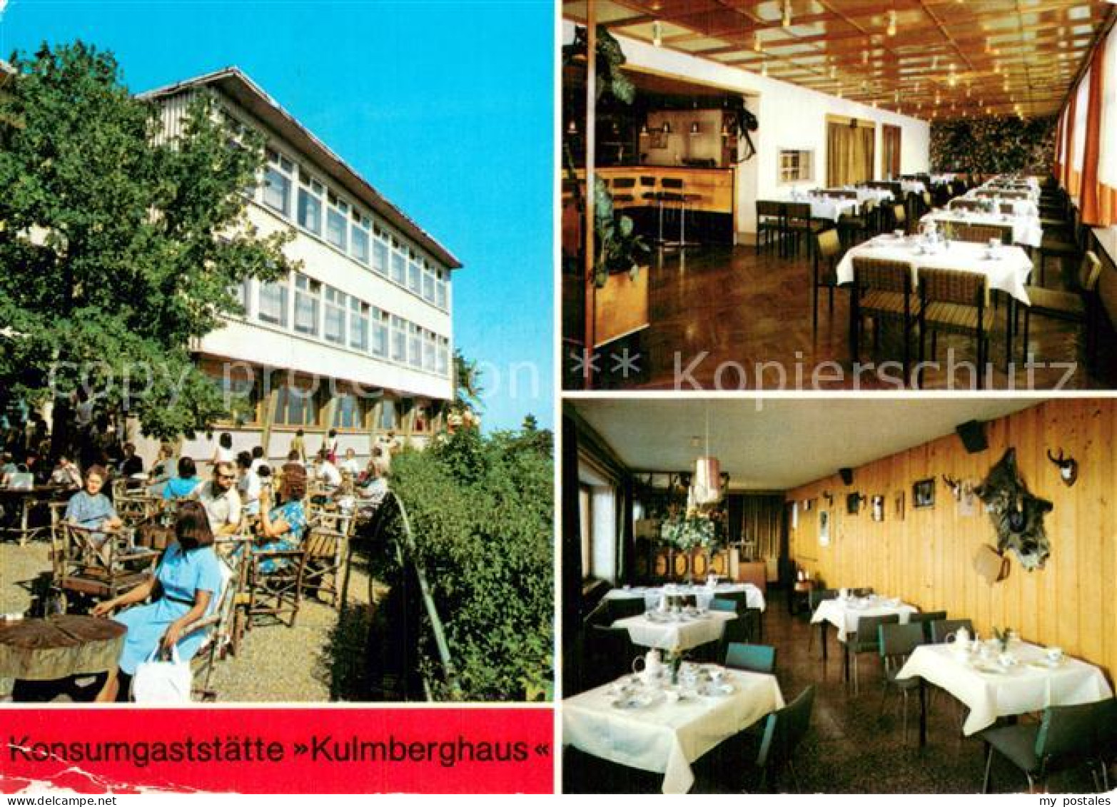 73781213 Saalfeld Saale Konsumgaststaette Kulmberghaus Gastraeume Saalfeld Saale - Saalfeld