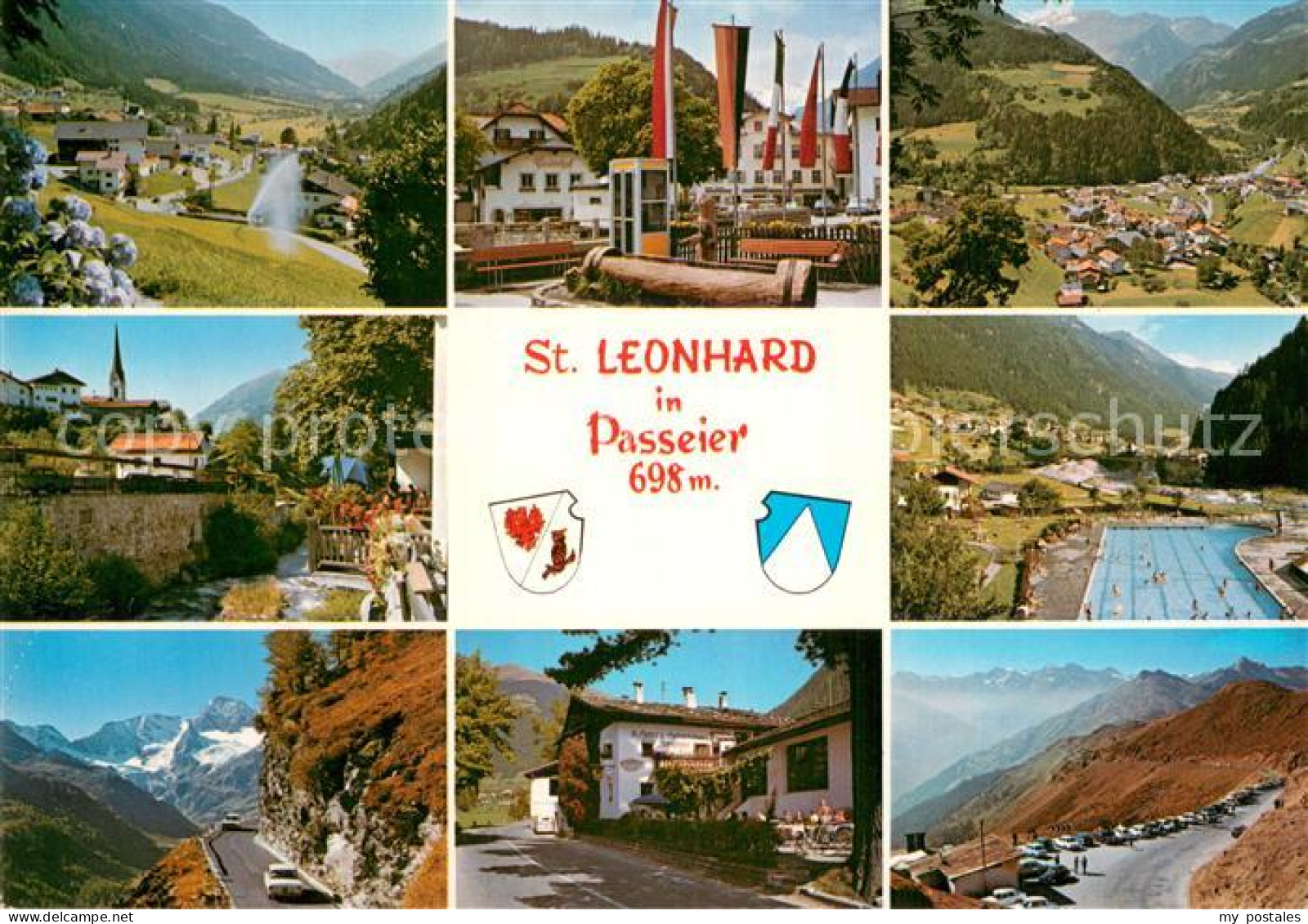 73781202 St Leonhard  San Leonardo Passeier IT Teilansichten Panorama Freibad  - Sonstige & Ohne Zuordnung