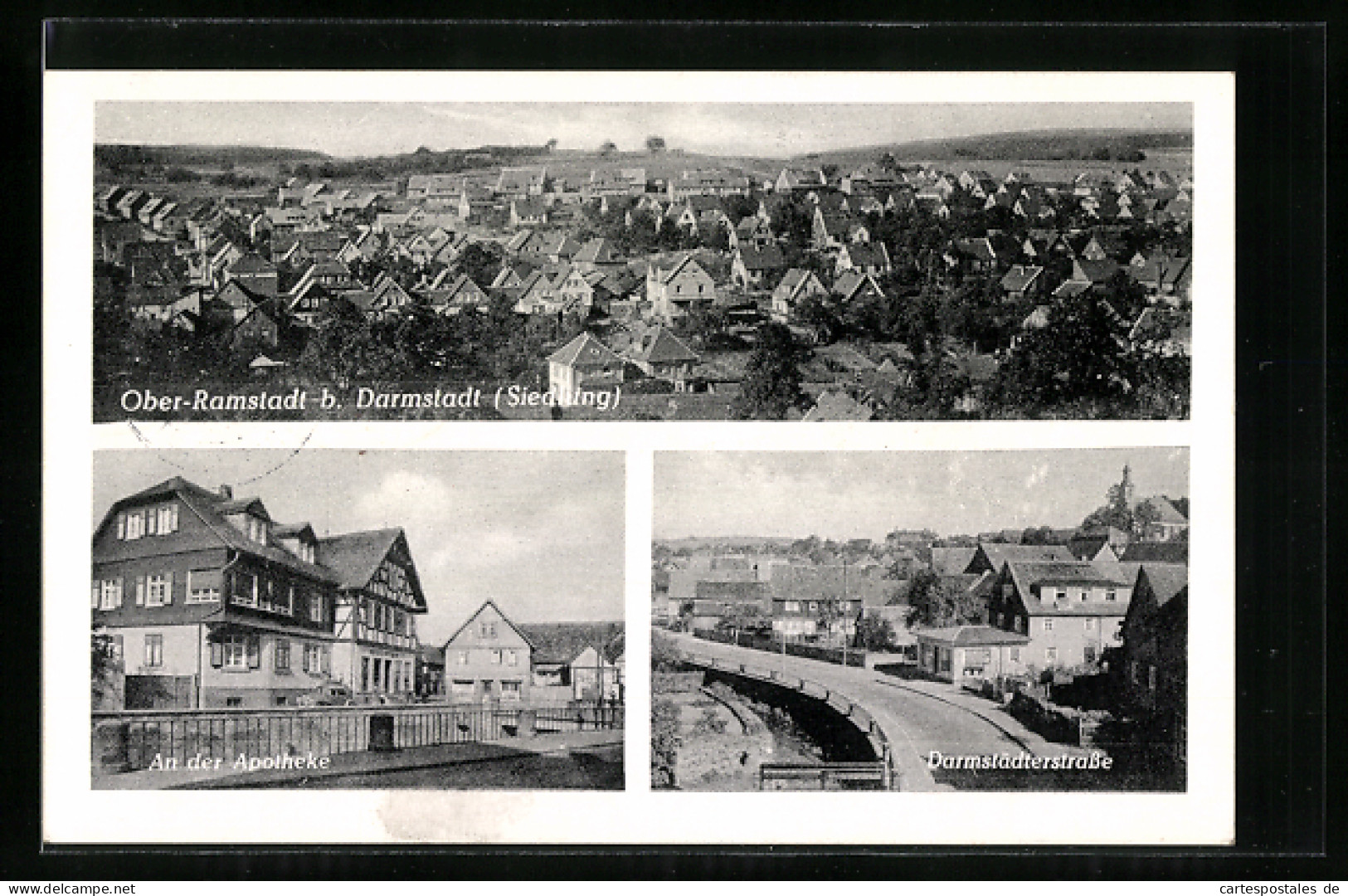 AK Ober-Ramstadt, Siedlung Aus Der Vogelschau, An Der Apotheke, Darmstädter Strasse  - Other & Unclassified