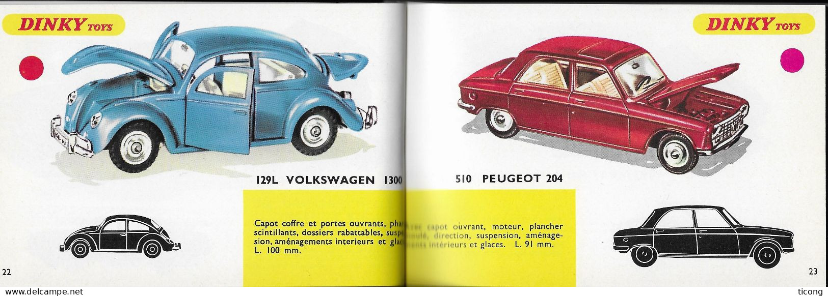 DINKY TOYS 1968 - CATALOGUE DE 132 PAGES EN TB ETAT, VOIR LES SCANNERS - Sonstige & Ohne Zuordnung