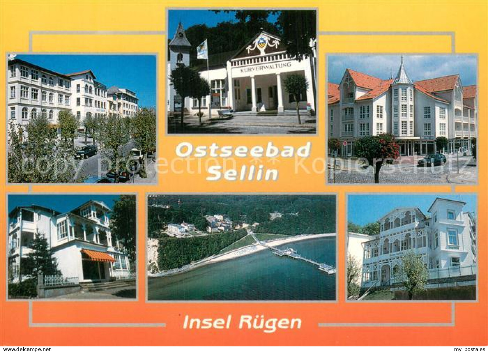 73781144 Sellin Ruegen Hotels Kurverwaltung Strand Seebruecke Luftfoto Sellin Ru - Sonstige & Ohne Zuordnung