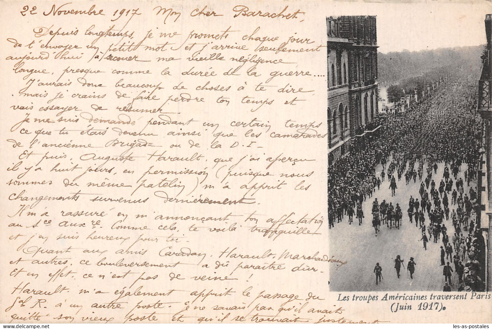 75 PARIS LES TROUPES AMERICAINES - Mehransichten, Panoramakarten