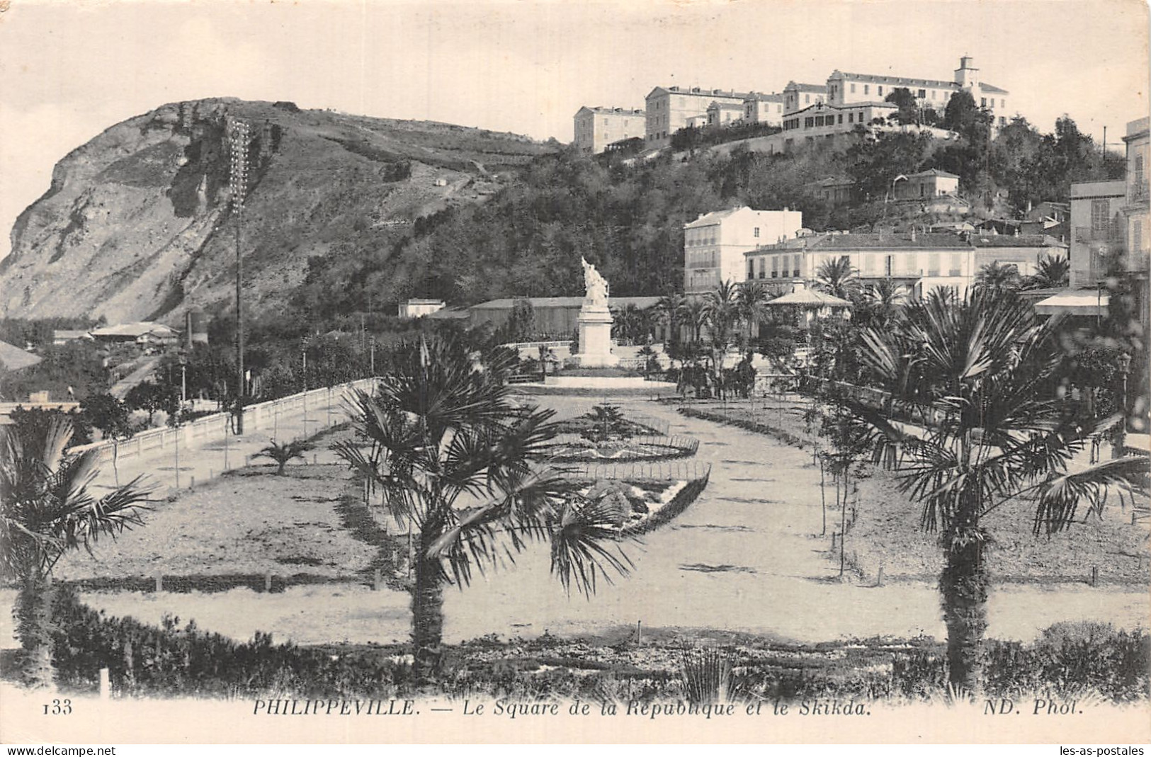 ALGERIE PHILIPPEVILLE LE SQUARE - Skikda (Philippeville)