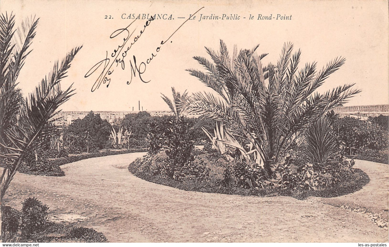 MAROC CASABLANCA LE JARDIN PUBLIC - Casablanca