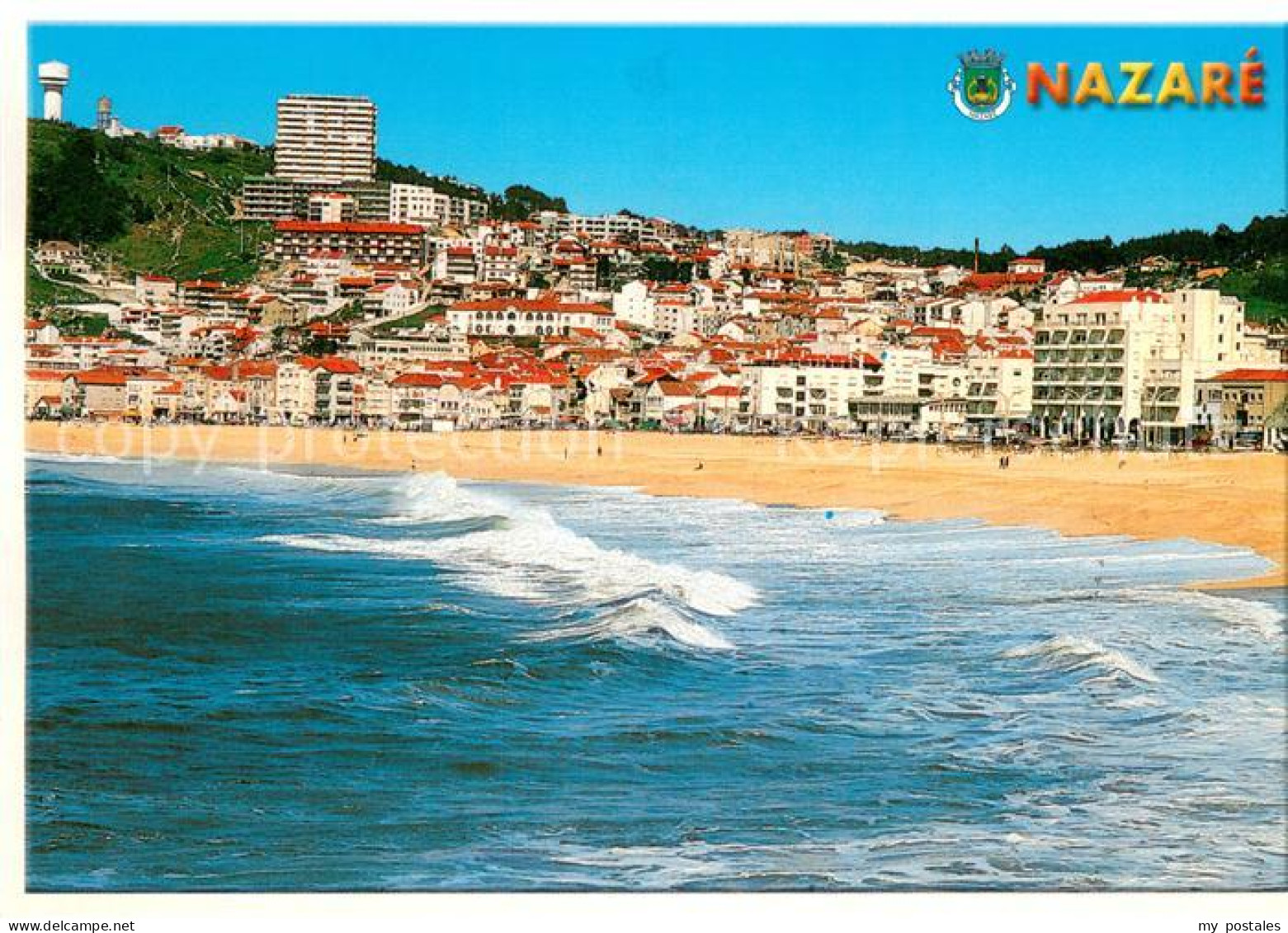 73781097 Nazare Portugal Costa Da Prata Praia Strand Nazare Portugal - Sonstige & Ohne Zuordnung