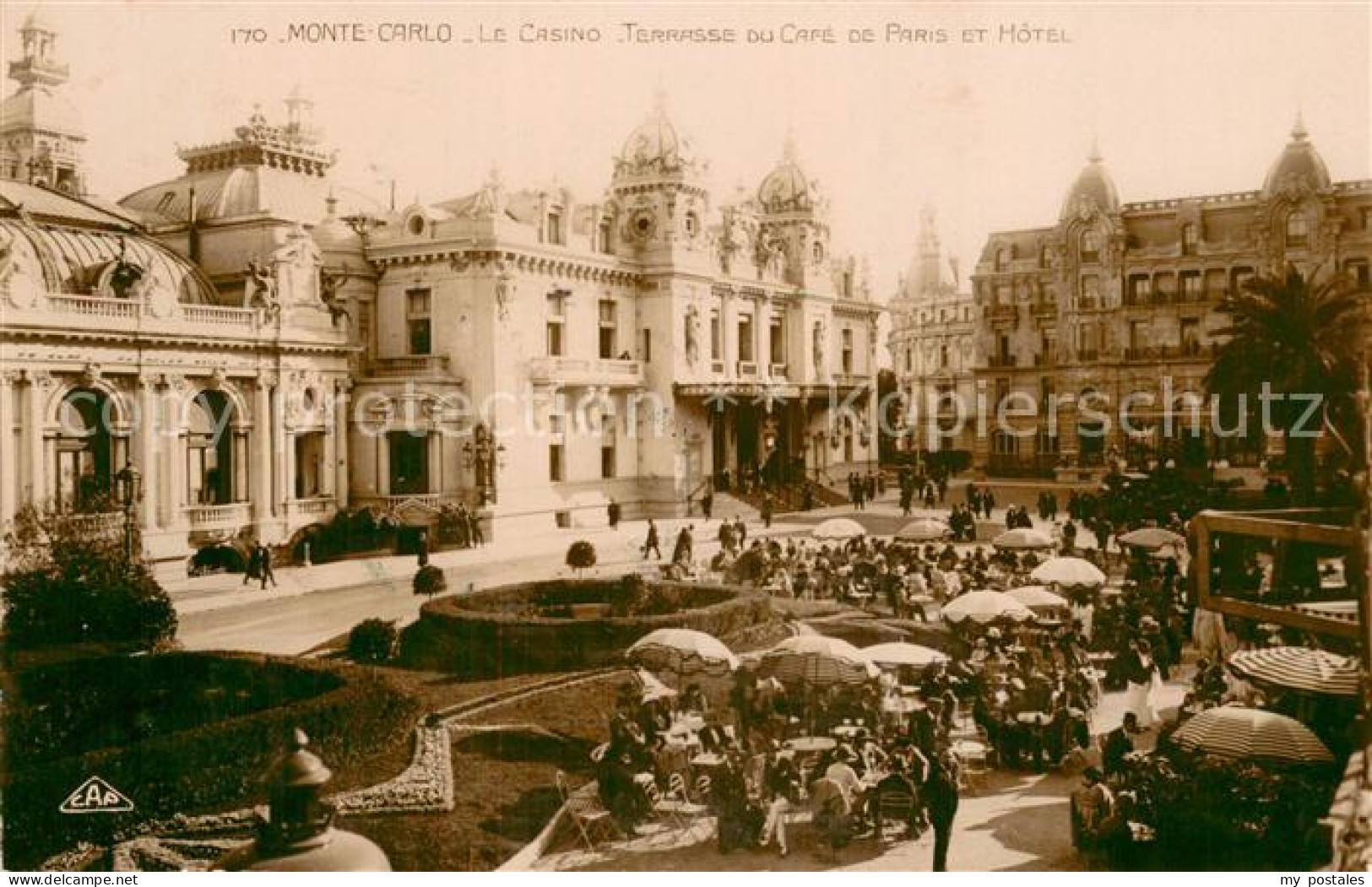 73781066 Monte-Carlo Monaco Le Casino Terrasse Du Cafe De Paris Et Hotel  - Other & Unclassified