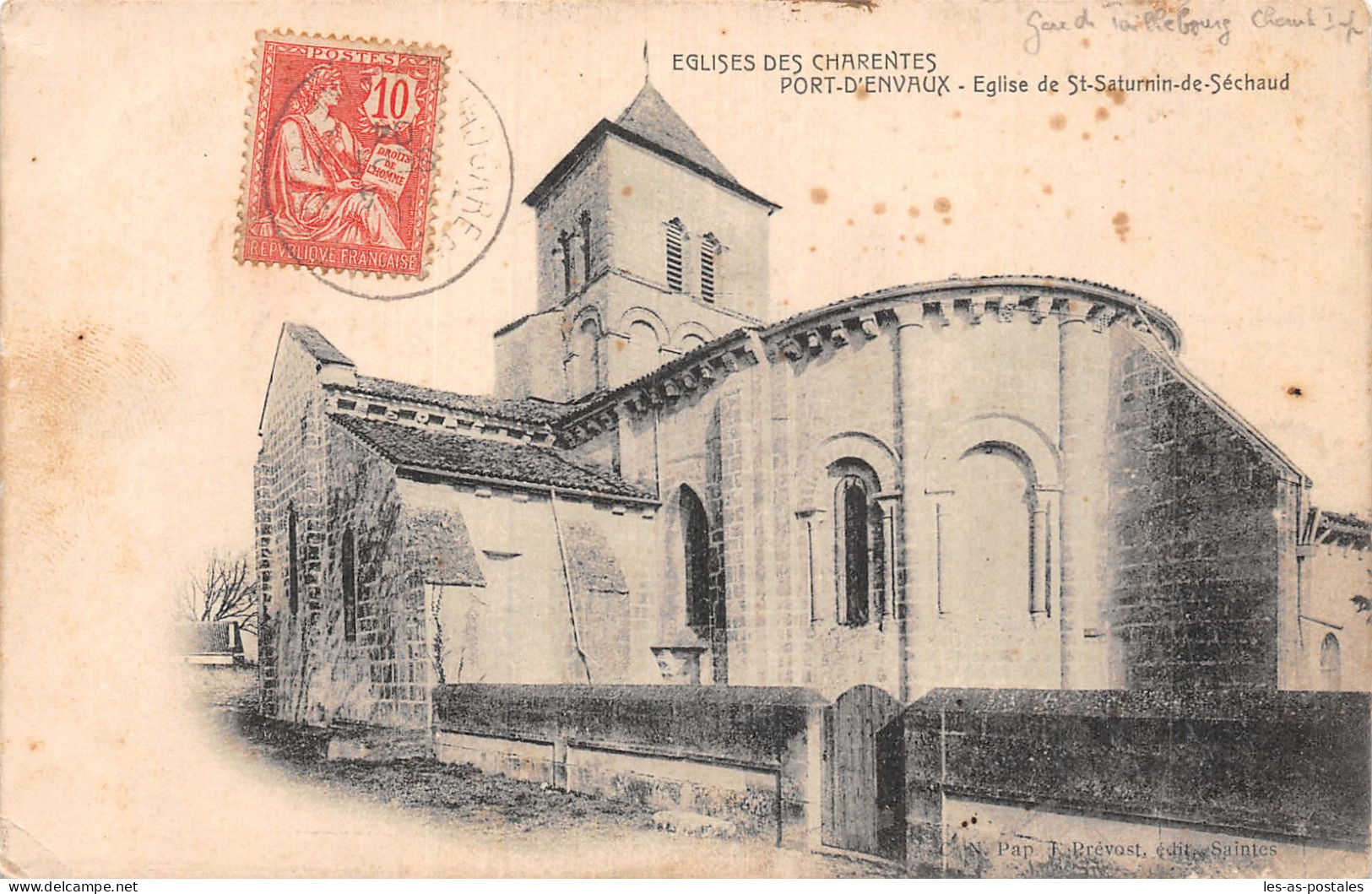 16 PORT D ENVAUX EGLISE DE ST SATURNIN DE SECHAUD - Sonstige & Ohne Zuordnung