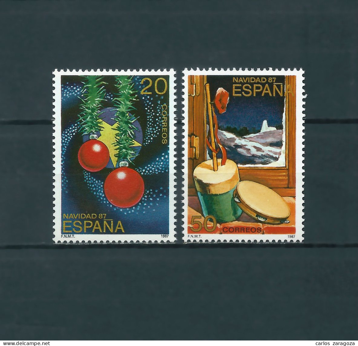 ESPAÑA 1987. NAVIDAD ** 2925/2926, YT 2540/2541, Mi 2805/2806. Serie Completa, Sellos Nuevos MNH - Ongebruikt