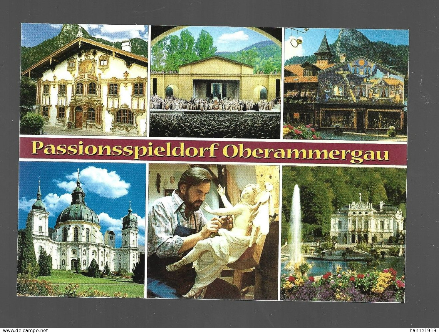 Oberammergau Passionsspieldorf Hohenluftkurort In Oberbayern AK Photo Carte Htje - Oberammergau