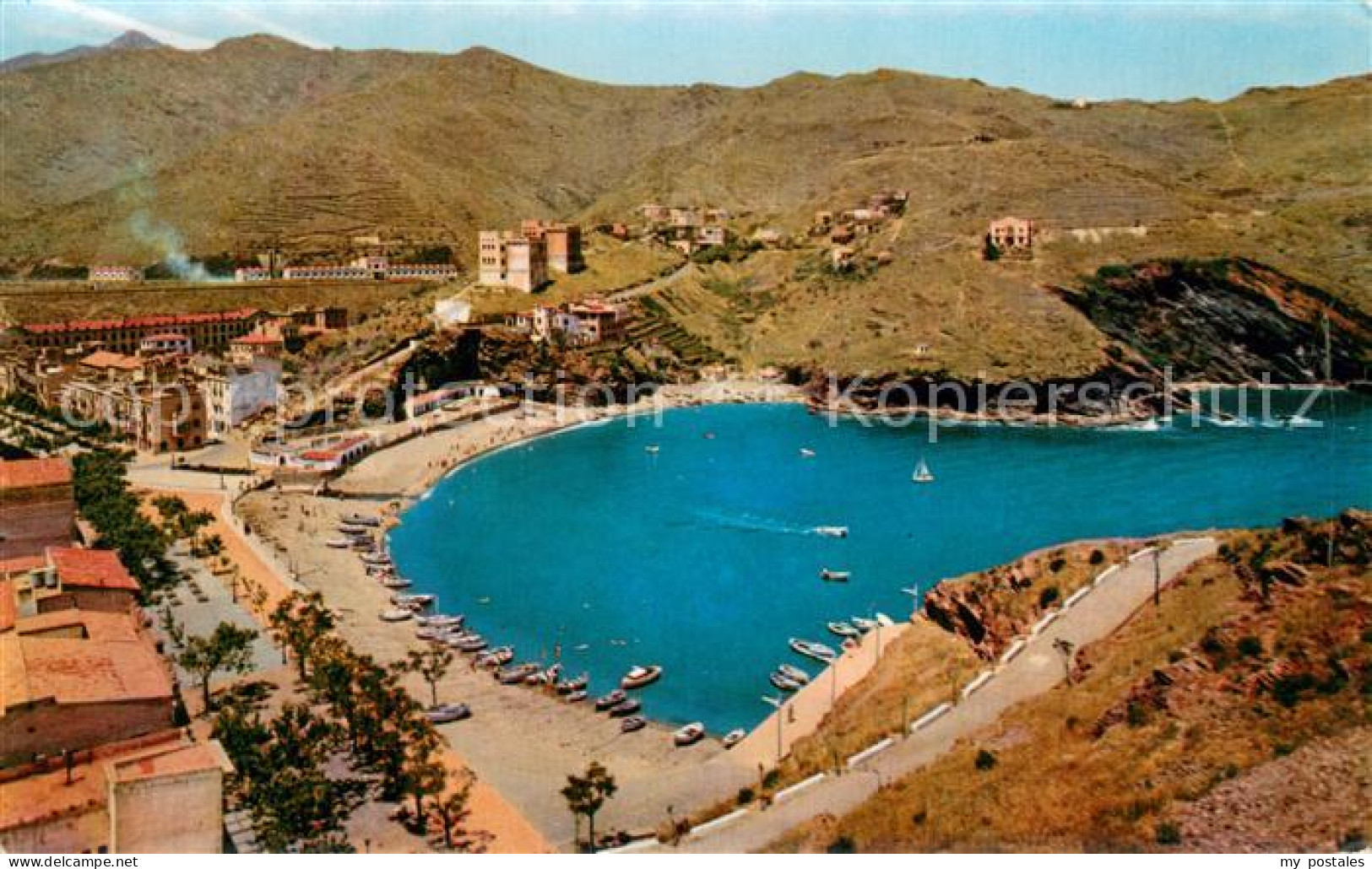 73781032 Port Bou Costa Brava ES Vista General De La Playa  - Autres & Non Classés