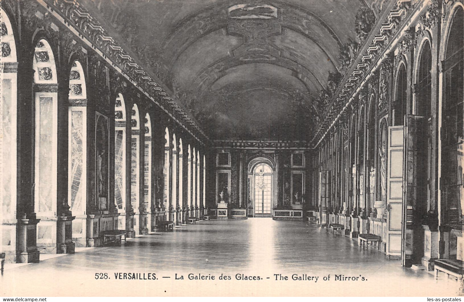 78 VERSAILLES LA GALERIE DES GLACES - Versailles (Kasteel)